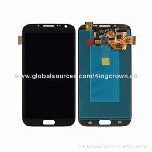 LCD Touch Digitizer Screen Assembly for Samsung Galaxy Note II 2 N7100, Black/White